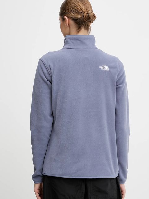 The North Face bluza polarowa damska kolor fioletowy gładka NF0A8D2JBTR1