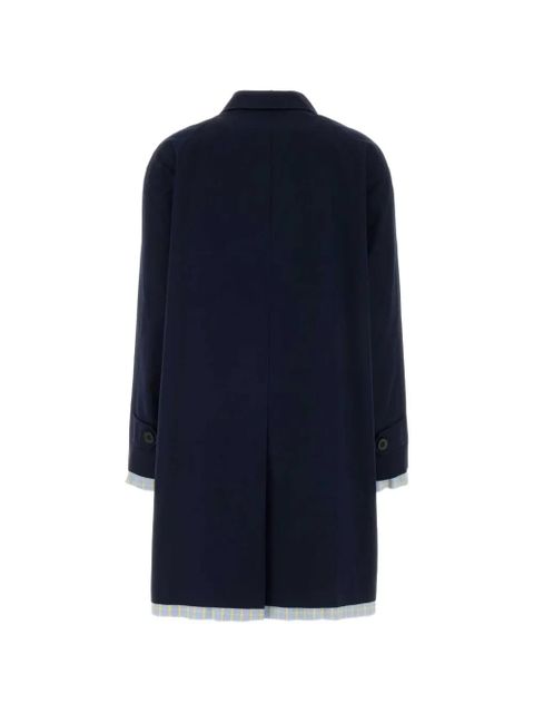 Miu Miu single-breasted coat - Blue - zdjęcie produktu nr 2