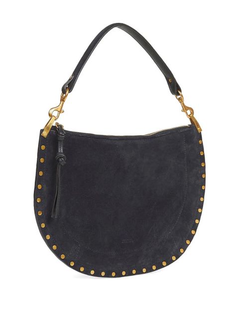 ISABEL MARANT Oskan studs leather shoulder bag - Blue