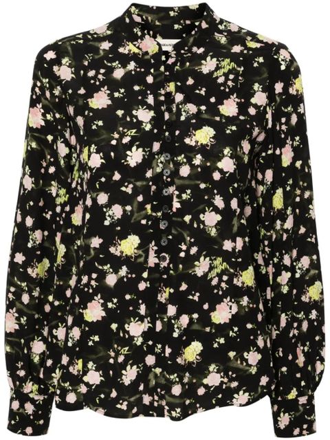 Zadig&Voltaire floral-print crepe blouse - Black - zdjęcie produktu nr 1