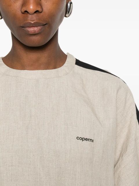 Coperni Zero Waste stripe T-shirt - Neutrals