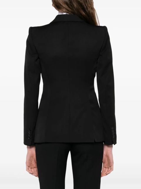 Alexander McQueen wool single-breasted blazer - Black
