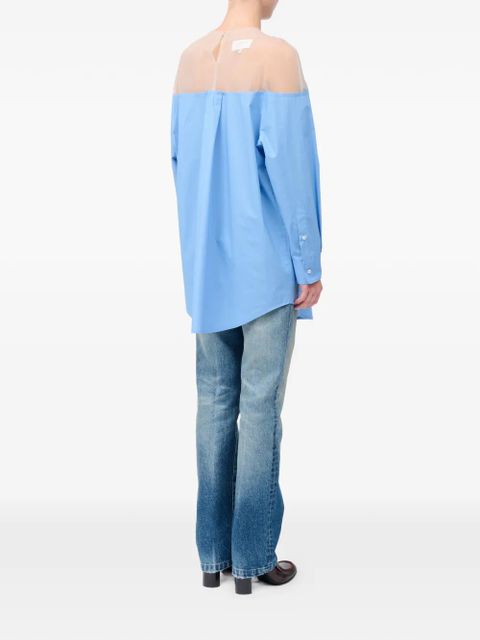 MM6 Maison Margiela panel shirt - Blue