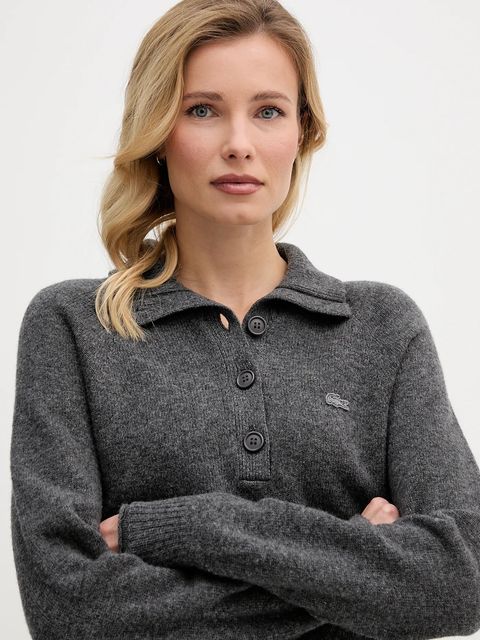Lacoste sweter wełniany