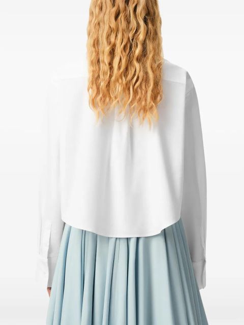 AMI Paris mother-of-pearl button shirt - White