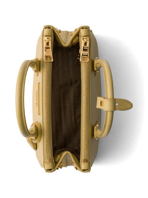 Prada Galleria mini Saffiano leather bag - Yellow