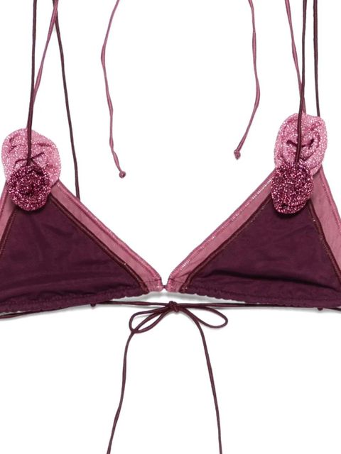Oséree Doube Mesh Rose bikini - Purple - zdjęcie produktu nr 2