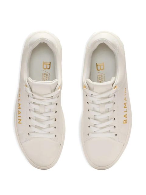 Balmain B-Court lace-up sneakers - White