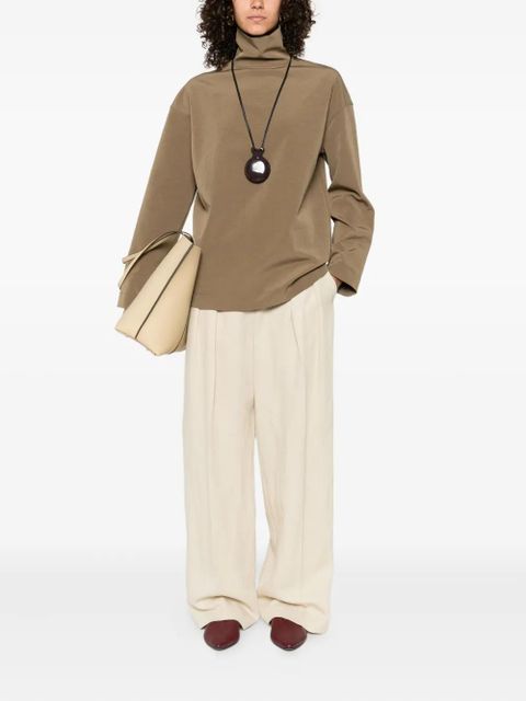 Nanushka turtleneck long-sleeve top - Brown
