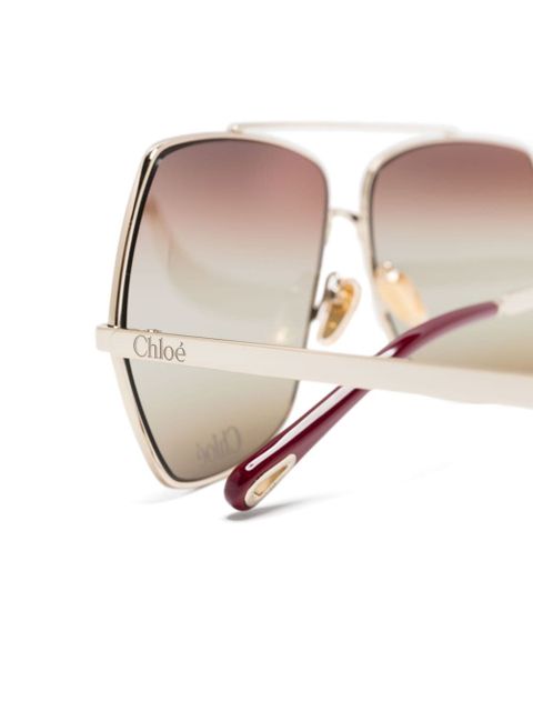 Chloé Eyewear Aly sunglasses - Gold