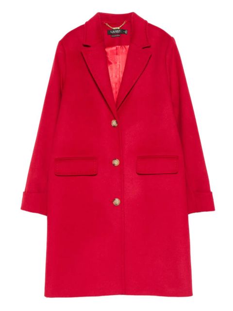 Lauren Ralph Lauren button-pocket coat - Red - zdjęcie produktu nr 1