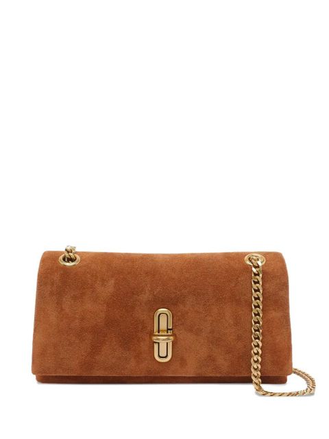 Marc Jacobs mini The Dual Chain suede shoulder bag - Brown - zdjęcie produktu nr 1