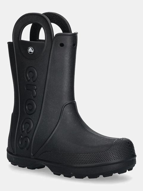 Crocs kalosze Handle It Rain Boot damskie kolor czarny 210956 - zdjęcie produktu nr 1