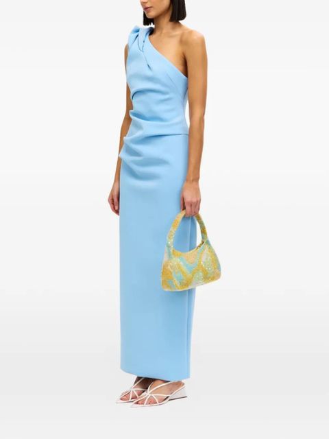 Acler Bracora one-shoulder maxi dress - Blue