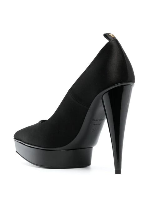 TOM FORD 120mm platform pumps - Black