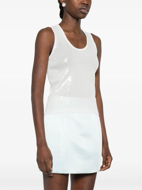 TWINSET sequin vest - Green