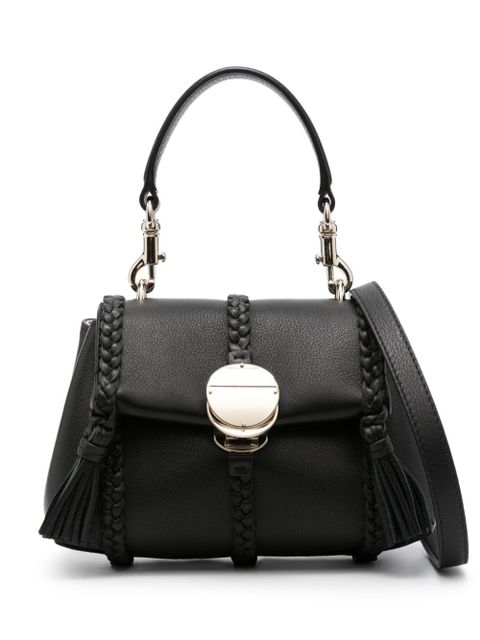 Chloé Penelope braid-detail satchel bag - Black - zdjęcie produktu nr 1