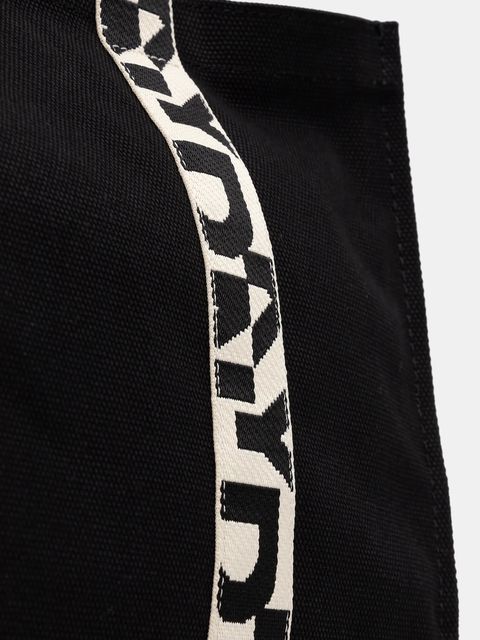 Dkny torebka bawełniana kolor czarny R54AGO39