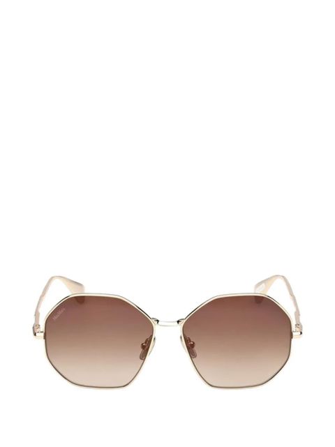 Max Mara geometric-frame sunglasses - Gold - zdjęcie produktu nr 1