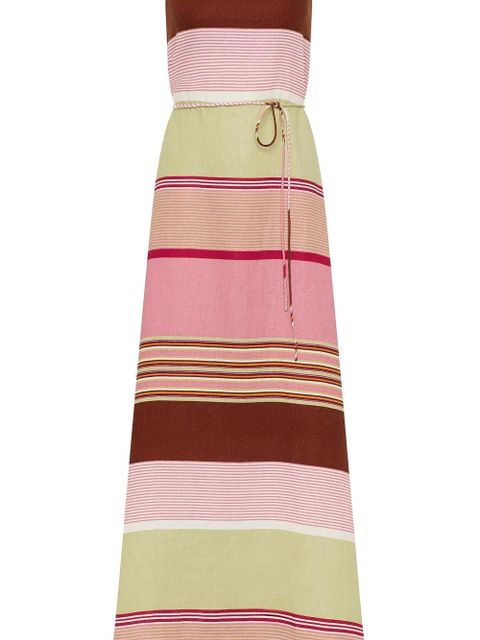 Faithfull the Brand Yolina striped maxi dress - Pink - zdjęcie produktu nr 2