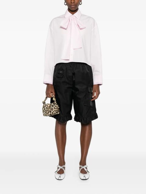 Maje bow-detailed shirt - Pink