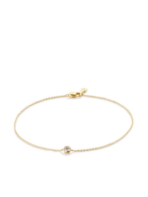 Monica Vinader 14kt yellow gold Solitaire diamond bracelet - zdjęcie produktu nr 1