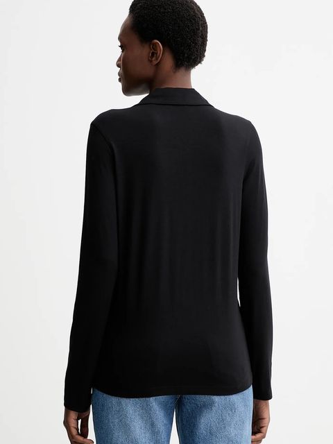 Marc O'Polo longsleeve kolor czarny 510214952227