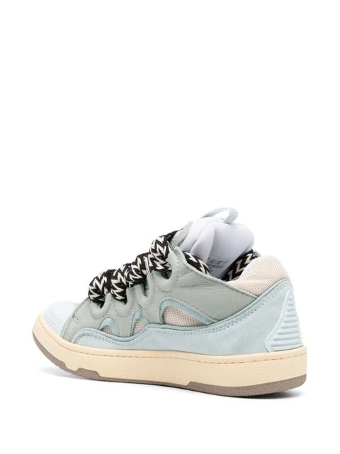 Lanvin Curb lace-up sneakers - Blue - zdjęcie produktu nr 2