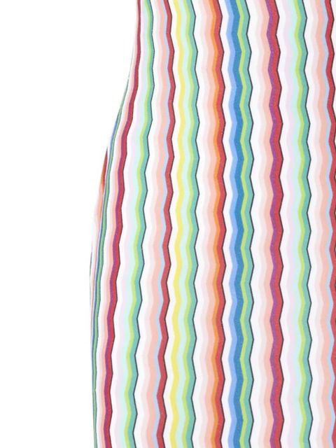 Missoni zigzag-pattern mini dress - White - zdjęcie produktu nr 2