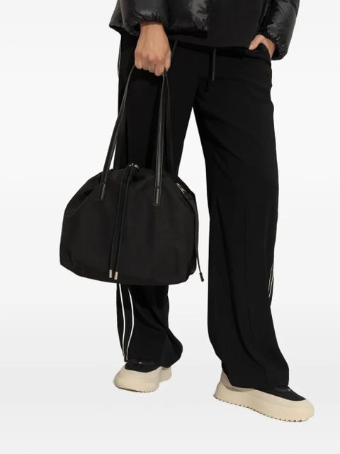 Moncler drawstring top-handle tote bag - Black