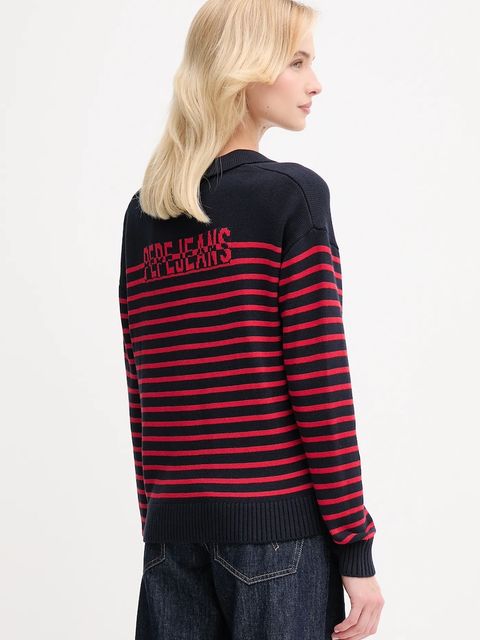 Pepe Jeans sweter damski kolor granatowy lekki PL7000012 - zdjęcie produktu nr 2