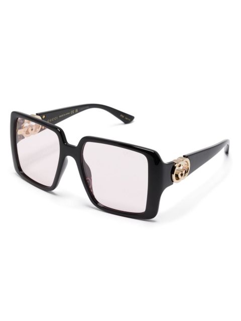 Gucci Eyewear square-frame sunglasses - Black - zdjęcie produktu nr 2
