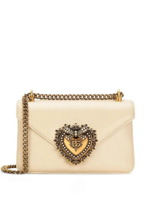 Dolce & Gabbana medium Devotion leather crossbody bag - Neutrals - zdjęcie produktu nr 1