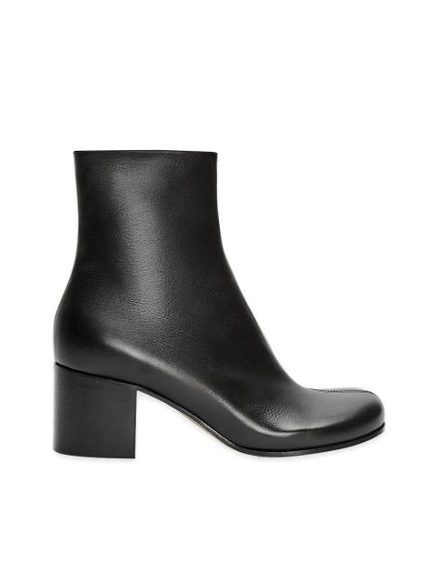 LOEWE 60mm leather block-heel ankle boots - Black - zdjęcie produktu nr 2