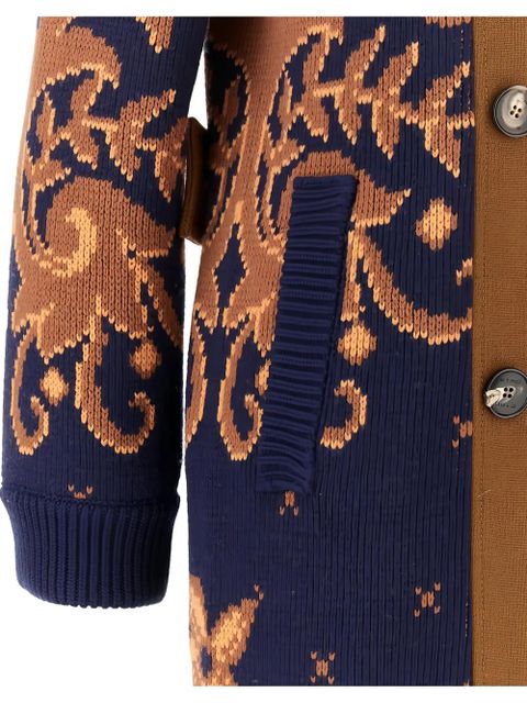 ETRO floral-pattern double-breasted coat - Brown - zdjęcie produktu nr 2