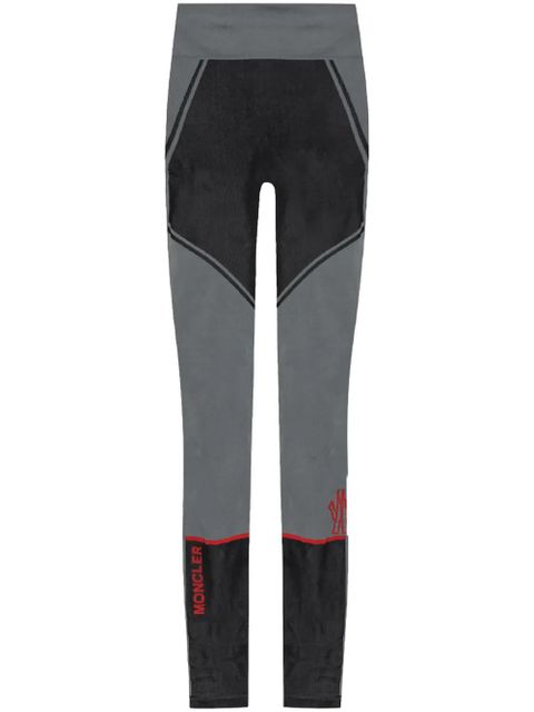 Moncler Grenoble stretch-design leggings - Grey - zdjęcie produktu nr 1