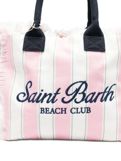MC2 Saint Barth Vanity striped tote bag - Pink