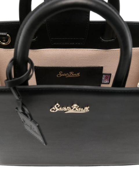 MC2 Saint Barth midi logo tote bag - Black