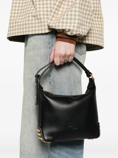 Tod's stud-embellishment leather tote bag - Black - zdjęcie produktu nr 2