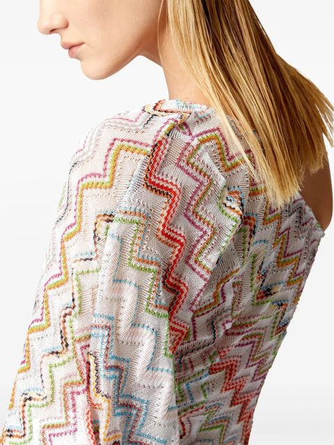 Missoni one-shoulder top - White