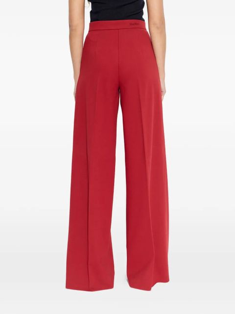Max Mara side-pocket palazzo pants - Red