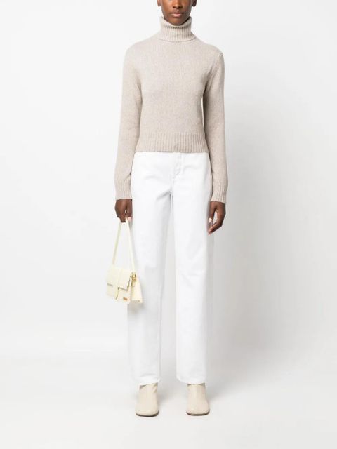 AMI Paris Ami de Coeur mélange-effect jumper - Neutrals - zdjęcie produktu nr 2