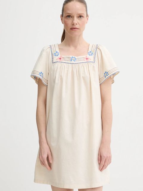 Levi's sukienka z domieszką lnu AMBRE BABYDOLL DRESS - zdjęcie produktu nr 2