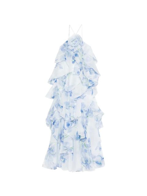 Aje Pandorea layered floral maxi dress - Blue - zdjęcie produktu nr 1