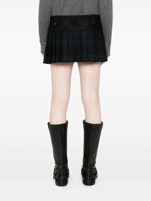 Miu Miu pleated mini skirt - F0D3Z - zdjęcie produktu nr 2