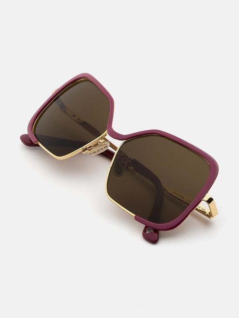 Marni okulary przeciwsłoneczne damskie kolor brązowy EYMRN00058.004.U25