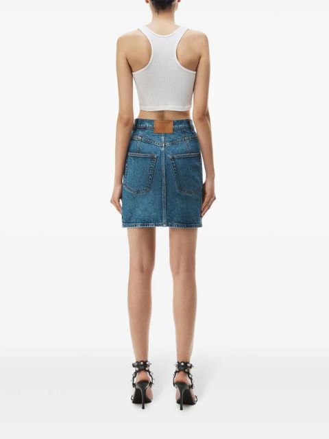 Alexander Wang denim mini skirt - Blue