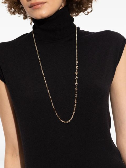 Alexander McQueen logo-chain necklace - 1035 GOLD