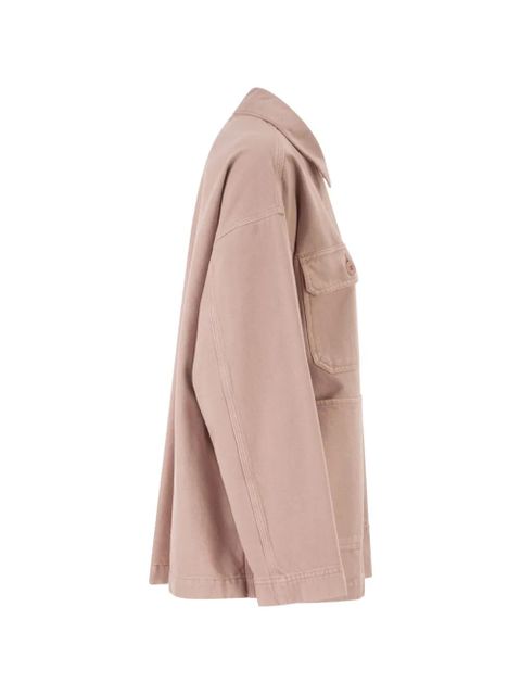 Weekend Max Mara logo-patch multi-pocket jacket - Pink