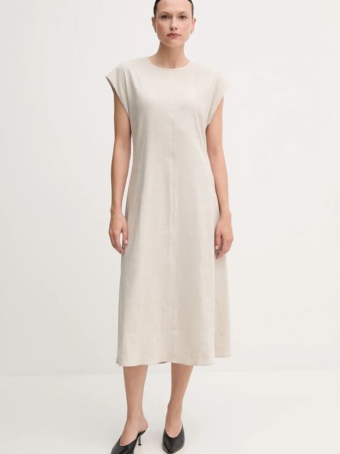 Calvin Klein sukienka lniana - zdjęcie produktu nr 1